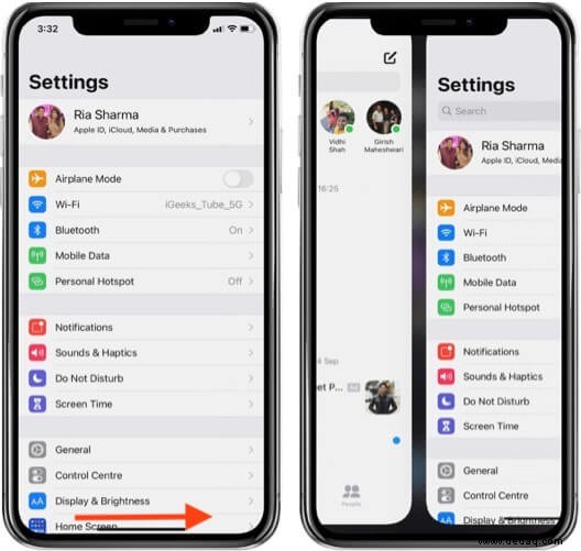 So wechseln Sie zwischen Apps auf iPhone und iPad 