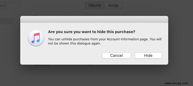 So verbergen oder löschen Sie gekaufte Musik auf iPhone, iPad und Mac 