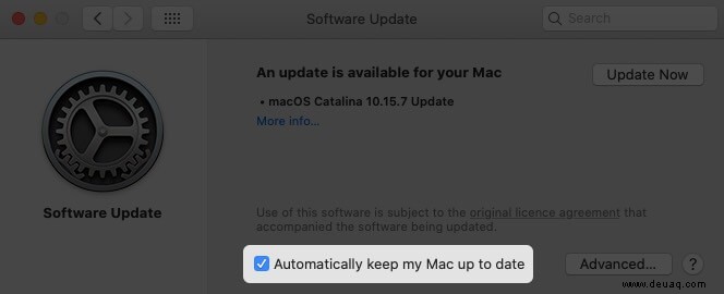 So deaktivieren Sie automatische Updates auf dem Mac in einfachen 3 Schritten 