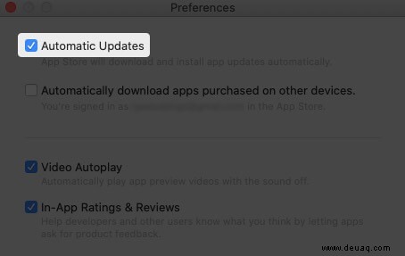 So deaktivieren Sie automatische Updates auf dem Mac in einfachen 3 Schritten 