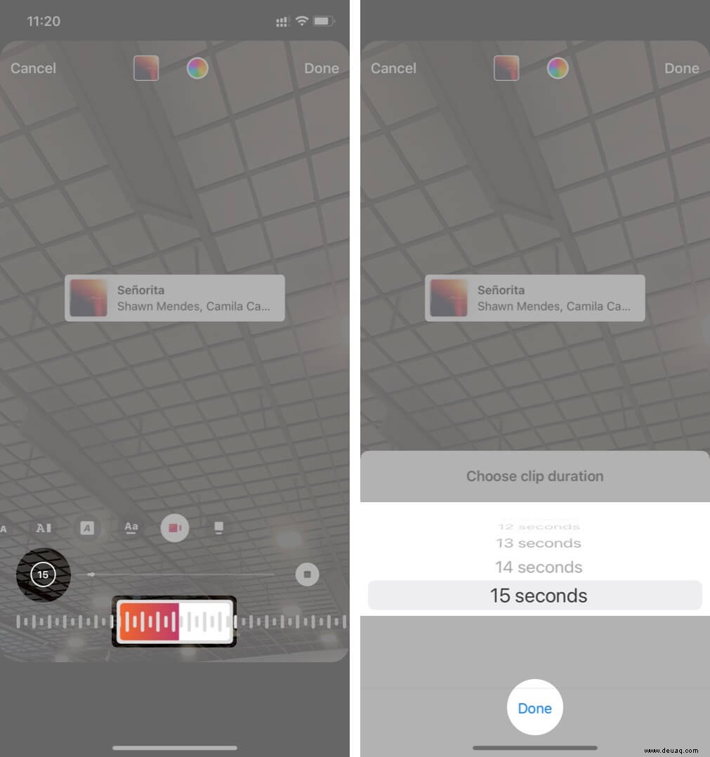 So fügen Sie Musik zu Instagram-Geschichten auf dem iPhone hinzu 