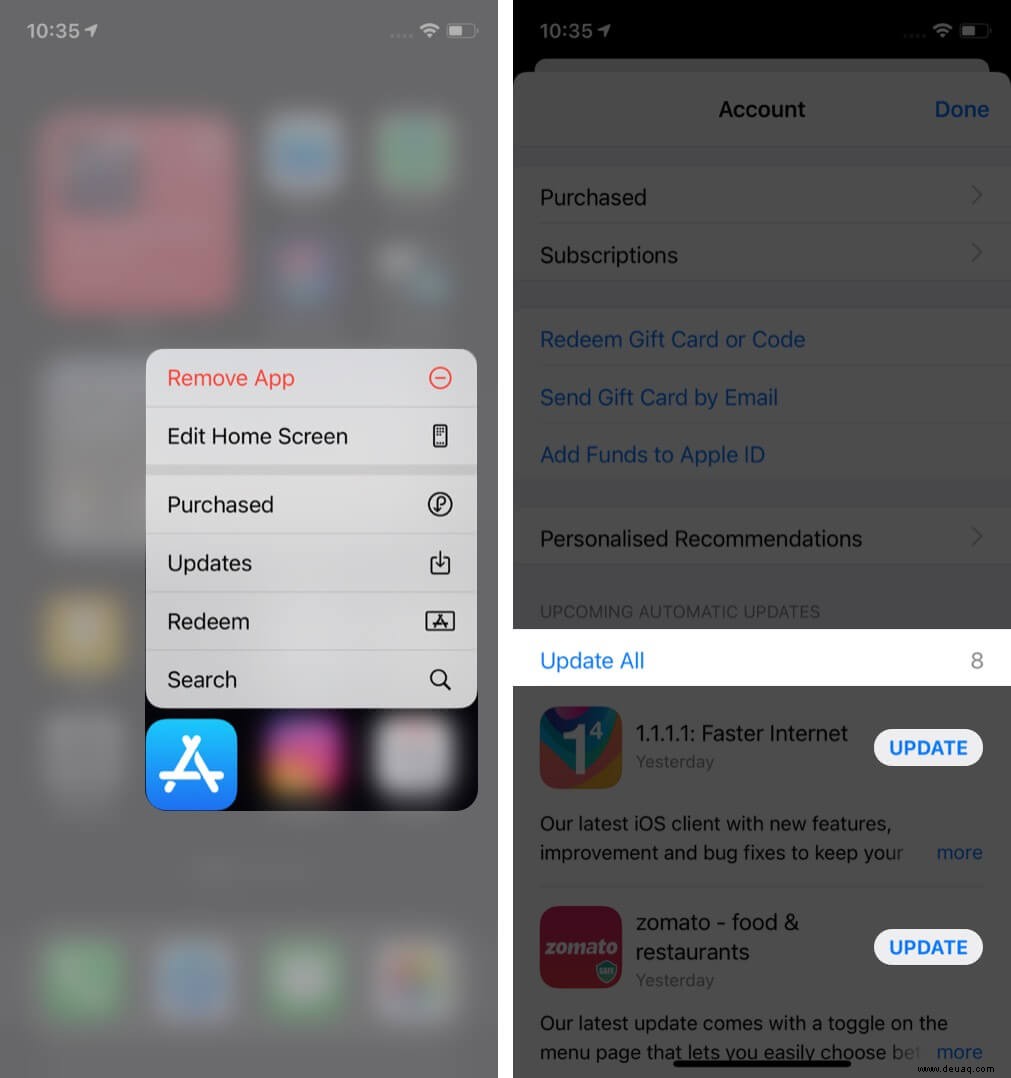 iOS 15:So aktualisieren Sie eine App auf dem iPhone oder iPad 