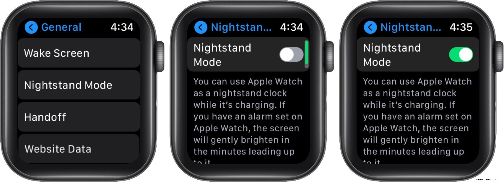 So verwenden Sie den Nachttischmodus auf Ihrer Apple Watch 