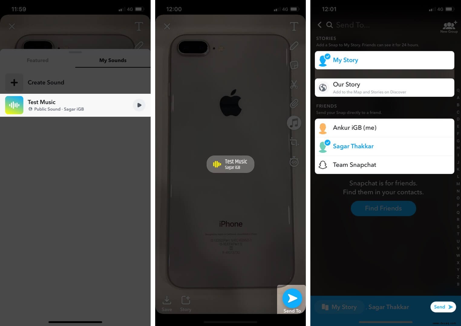 So fügen Sie Ihren Snapchat-Geschichten auf dem iPhone Musik hinzu 