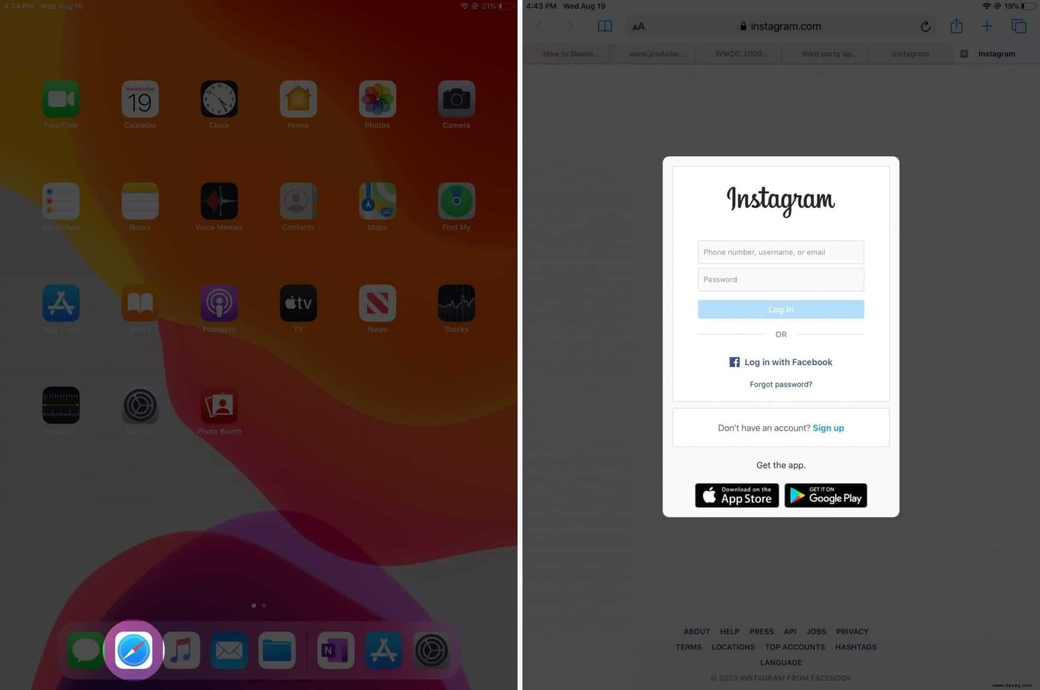 So erhalten Sie Instagram auf dem iPad im Jahr 2021 (Installationsanleitung) 