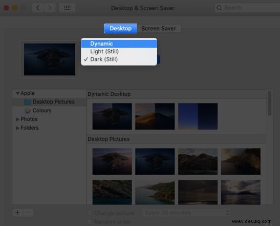 So aktivieren Sie den Dunkelmodus auf dem Mac mit 3 einfachen Klicks 