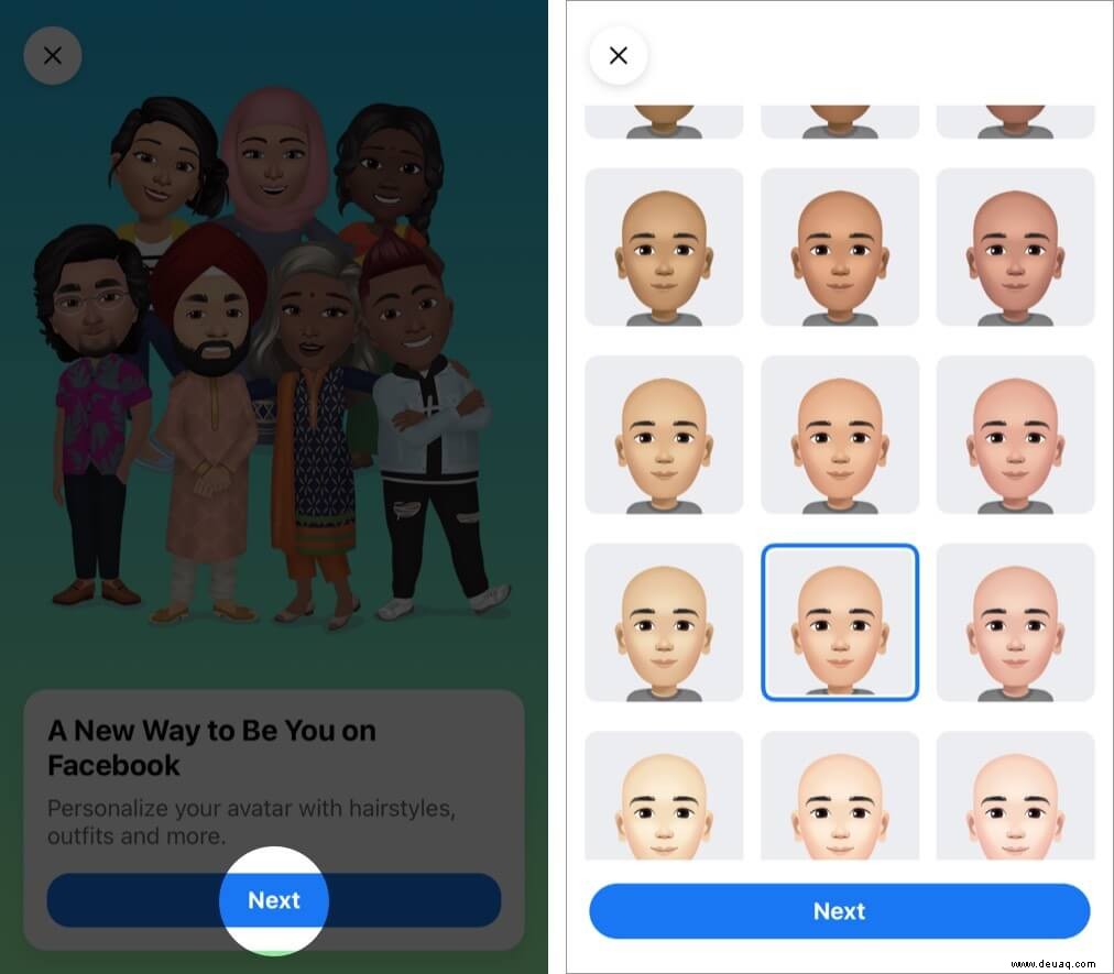 So erstellen Sie einen Facebook-Avatar auf dem iPhone (Schritt-für-Schritt-Anleitung) 