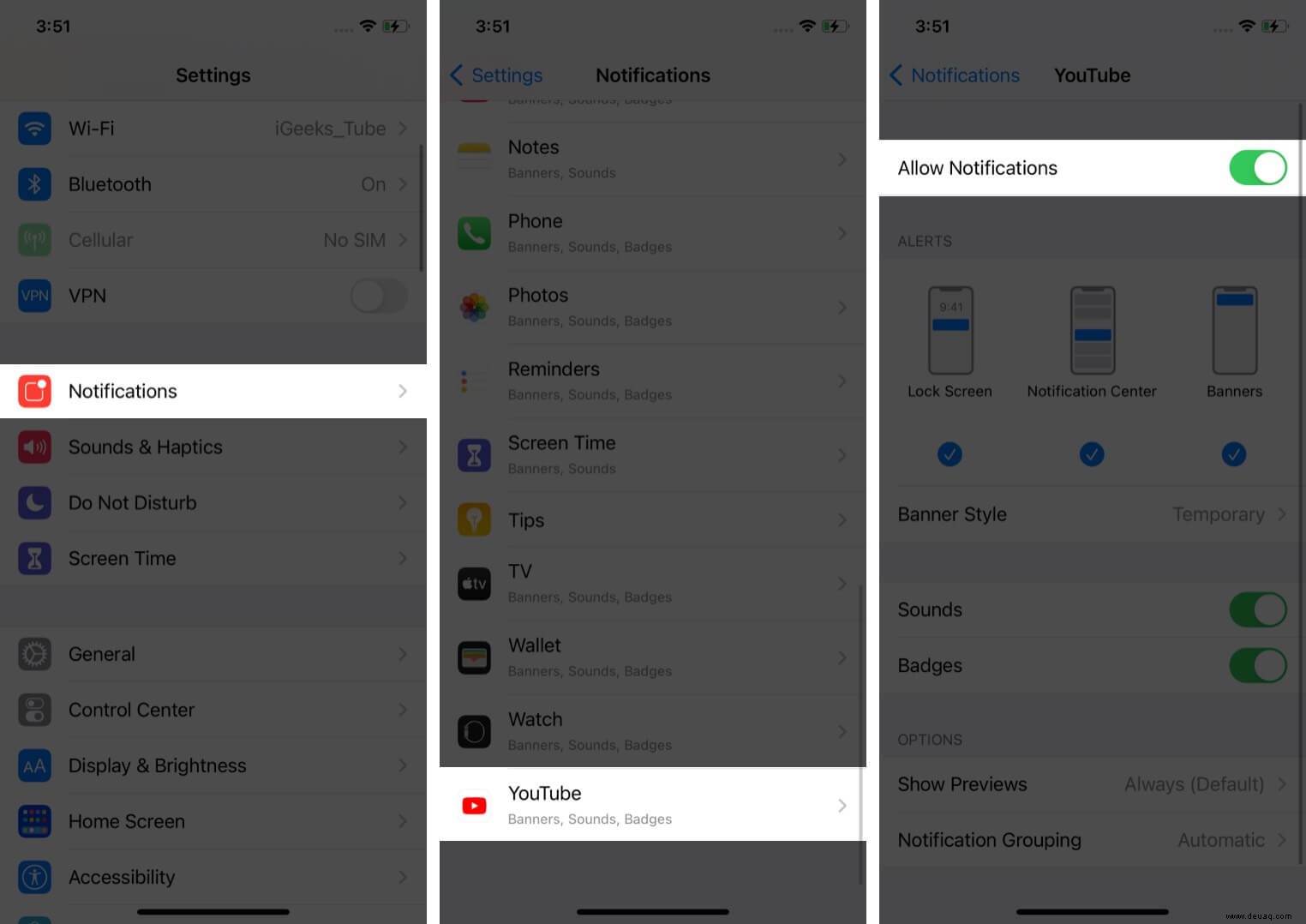 So aktivieren oder deaktivieren Sie YouTube-Benachrichtigungen auf iPhone und iPad 