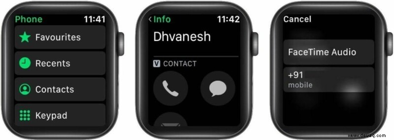 So tätigen Sie einen FaceTime-Anruf auf der Apple Watch (3 schnelle Möglichkeiten) 