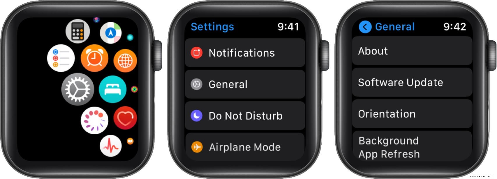 So schließen Sie Apps auf der Apple Watch 