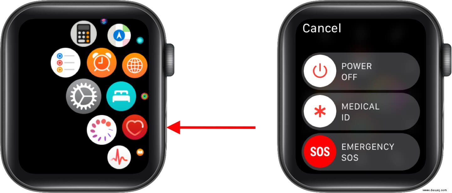 So schließen Sie Apps auf der Apple Watch 