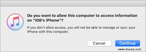 Wie behebt man „iPhone kann keine Verbindung zu iTunes herstellen“? 