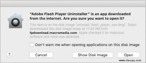 So deinstallieren Sie Adobe Flash Player auf einem Mac 