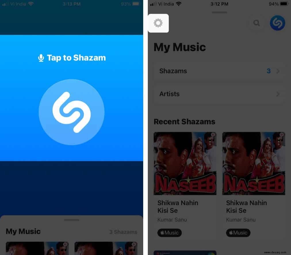 So verwenden Sie Shazam mit Apple Music, Snapchat und mehr 