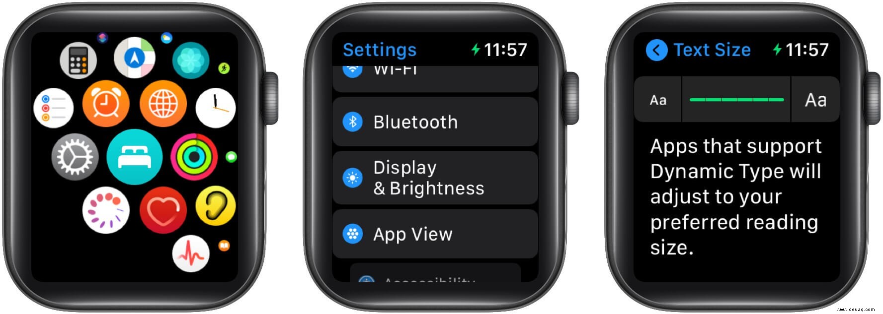 So ändern Sie die Textgröße auf Ihrer Apple Watch in watchOS 7 