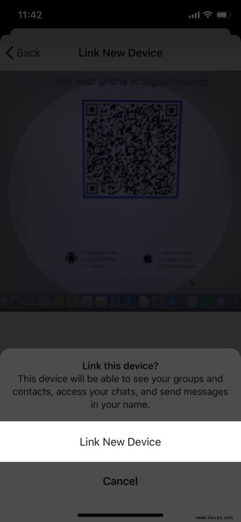 So verwenden Sie Signal auf dem Desktop (Mac und Windows) 