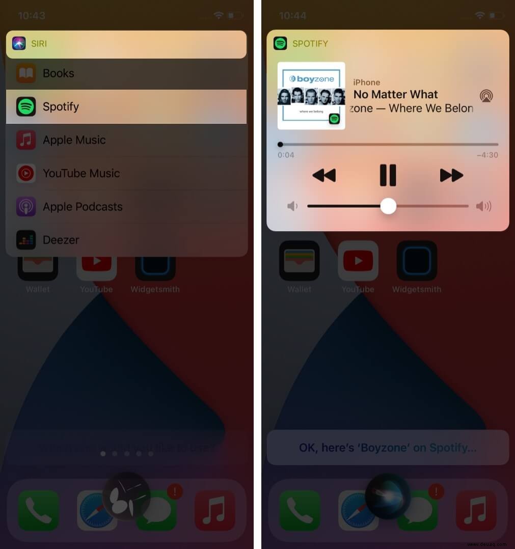 So ändern Sie die Standard-Musik-App auf dem iPhone mit Siri 