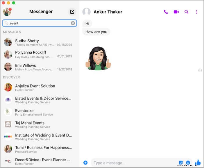 So finden Sie Ihren Facebook Messenger-Verlauf auf iPhone, iPad oder Desktop 