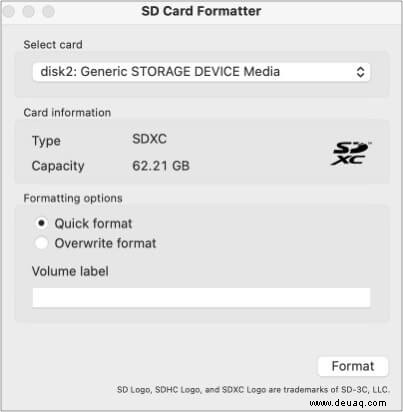 So formatieren Sie die SD-Karte auf dem Mac (3 einfache Möglichkeiten erklärt) 