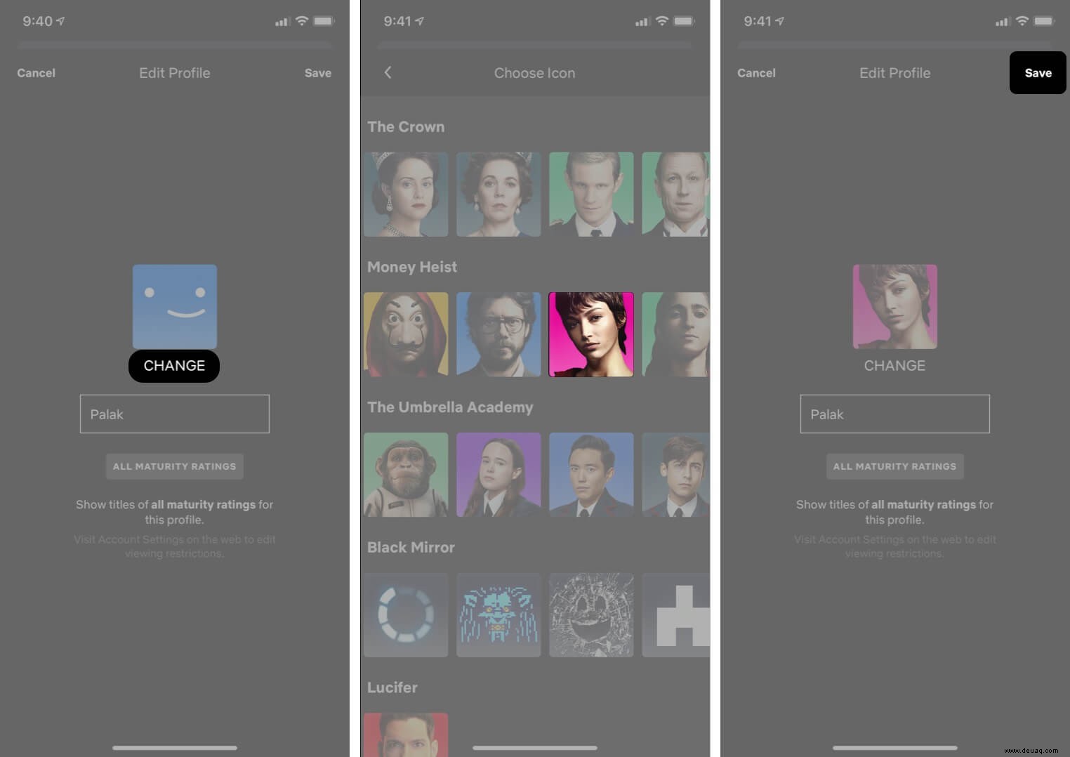So ändern Sie Ihr Netflix-Profilbild auf dem iPhone 