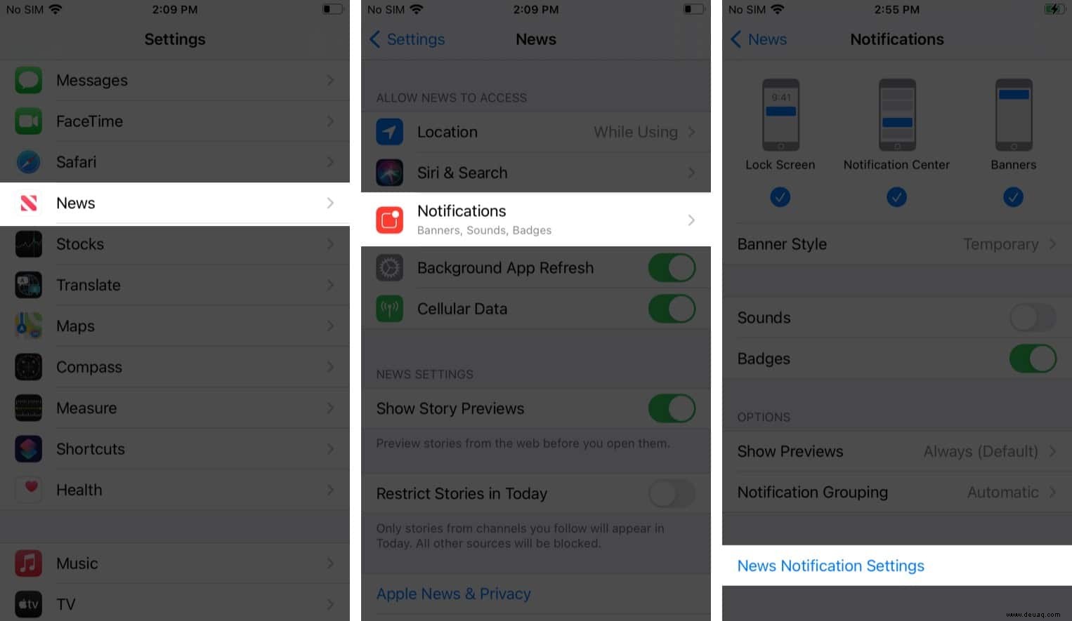 So deaktivieren Sie Apple News-Benachrichtigungen für bestimmte Kanäle auf dem iPhone 