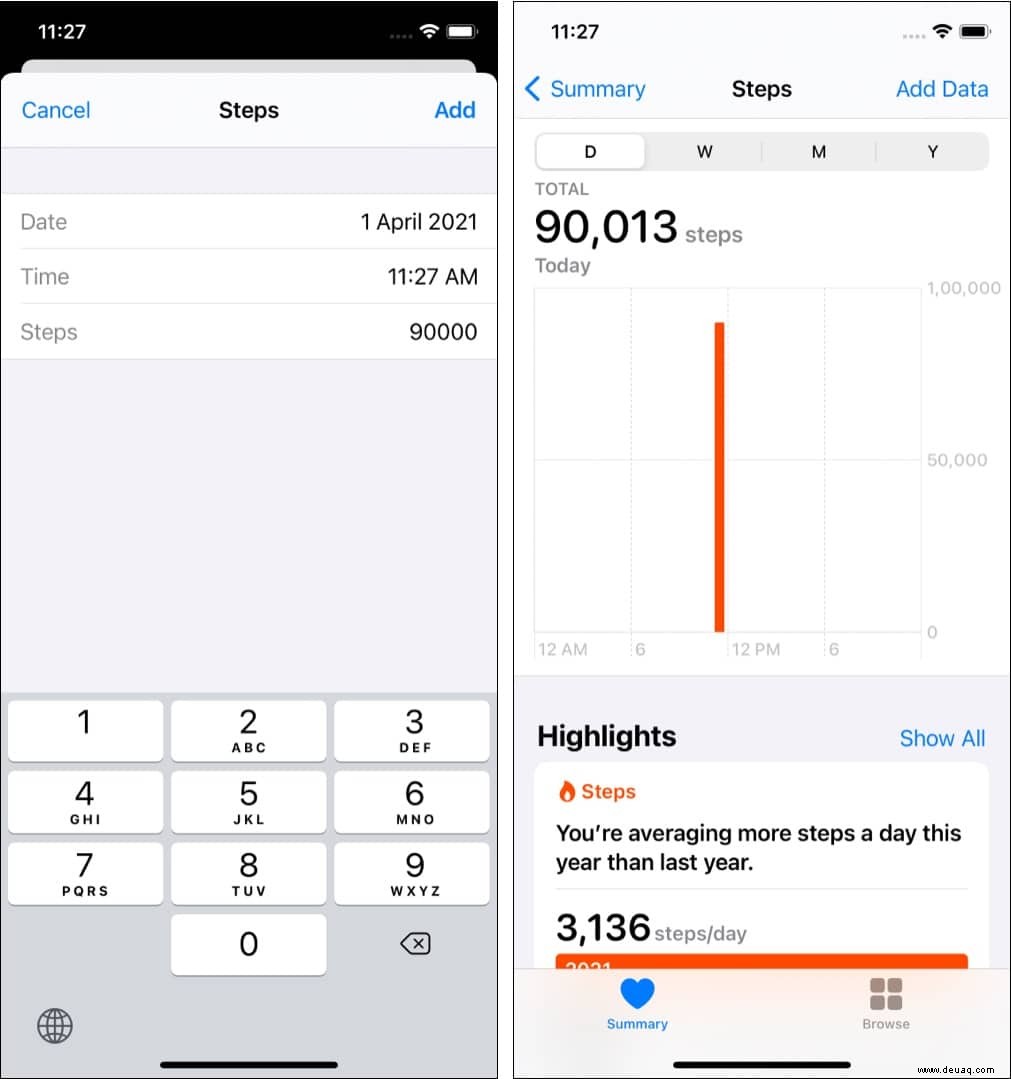 So verfolgen Sie Schritte mit der iPhone Health-App 