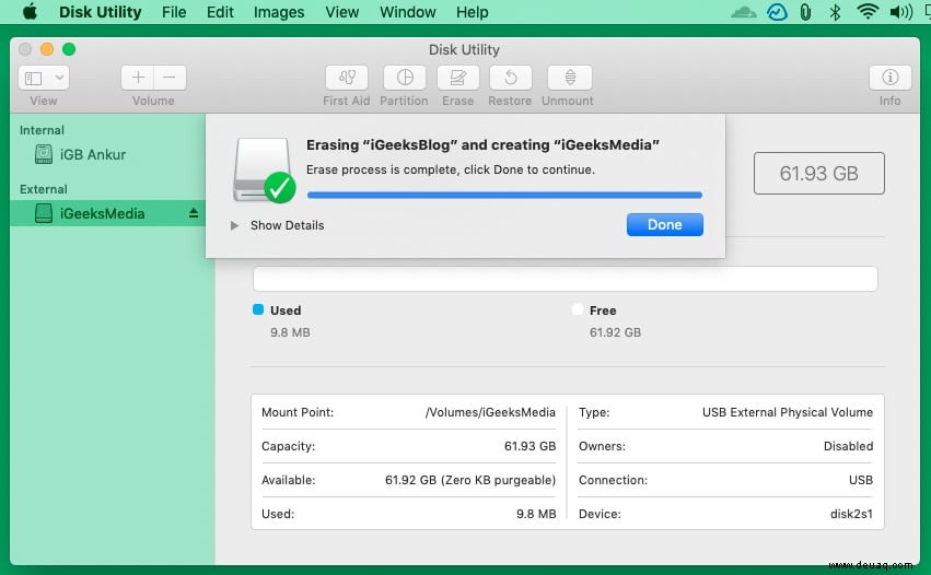 Externe Festplatte wird auf dem Mac nicht angezeigt? 9 Unverzichtbare Korrekturen 