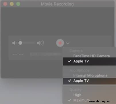 So erstellen Sie einen Screenshot auf Apple TV mit Mac 