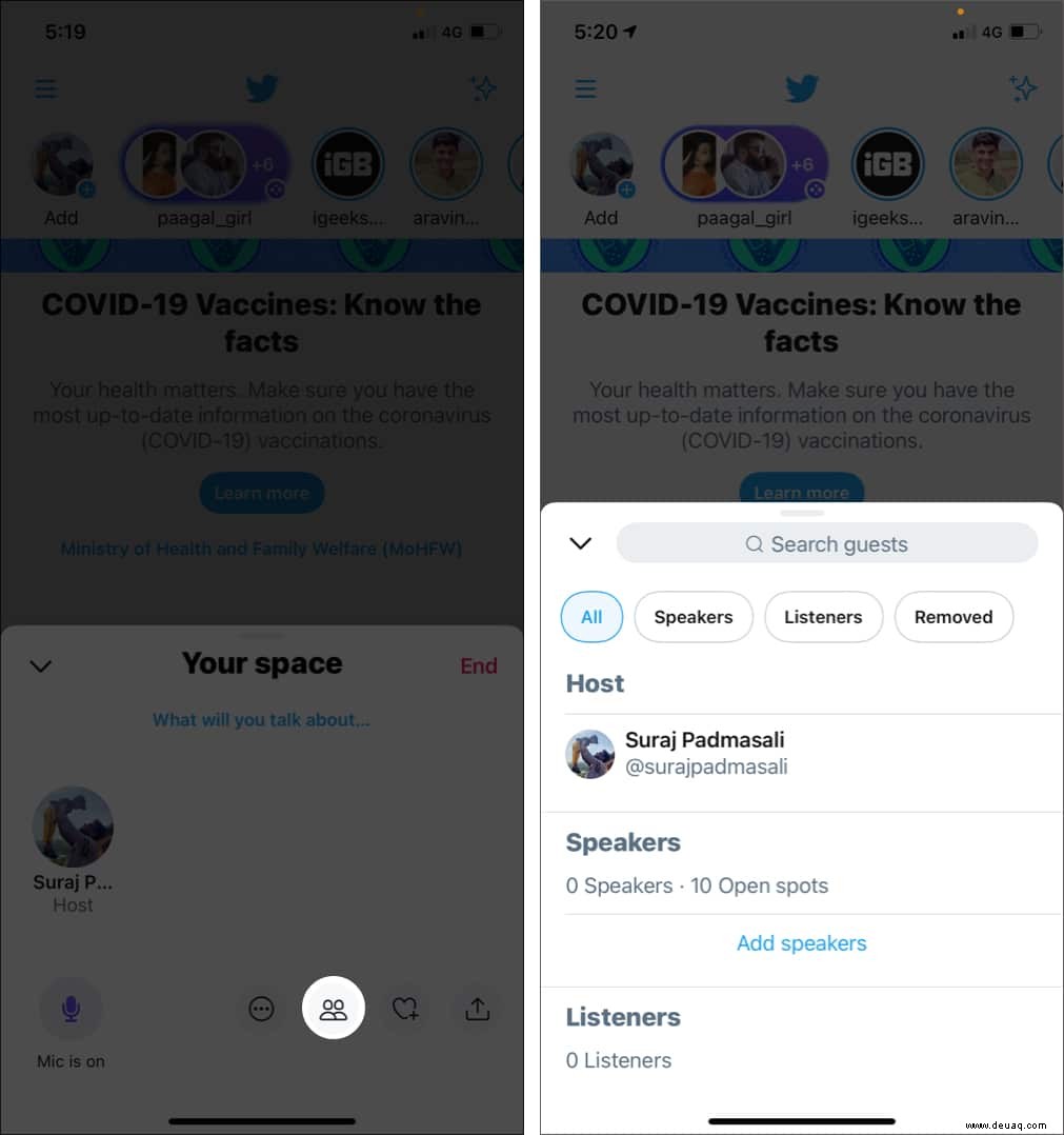 So verwenden Sie Twitter Spaces auf iPhone und Android:Eine Schritt-für-Schritt-Anleitung 