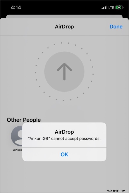 Kann keine Passwörter mit AirDrop auf dem iPhone teilen? 9 Korrekturen 