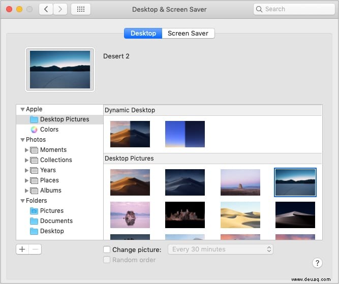 4 Möglichkeiten, das Hintergrundbild auf dem Mac in ein beliebiges Bild zu ändern 