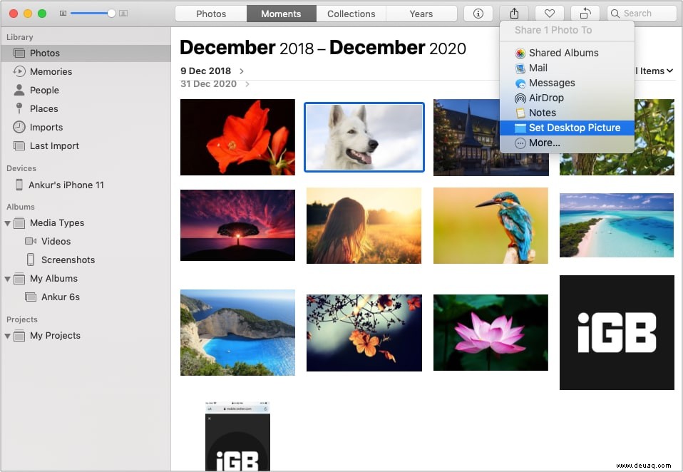 4 Möglichkeiten, das Hintergrundbild auf dem Mac in ein beliebiges Bild zu ändern 