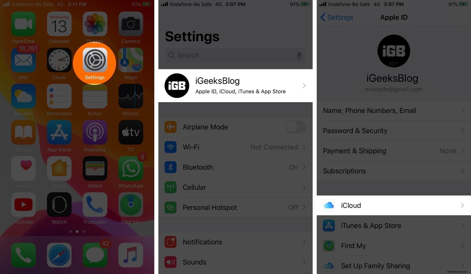 So geben Sie iCloud-Speicher auf dem iPhone oder iPad frei 