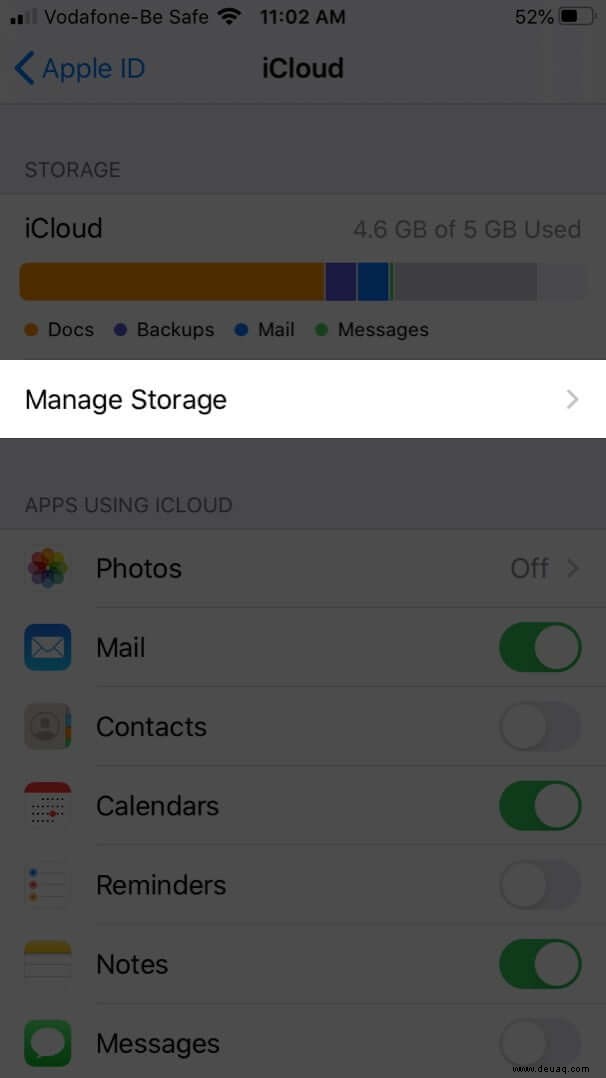 So geben Sie iCloud-Speicher auf dem iPhone oder iPad frei 