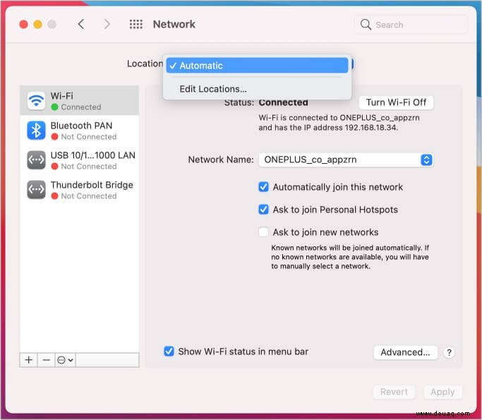 6 einfache Möglichkeiten, um das Problem mit selbst zugewiesenen IP-Adressen auf dem Mac zu beheben 