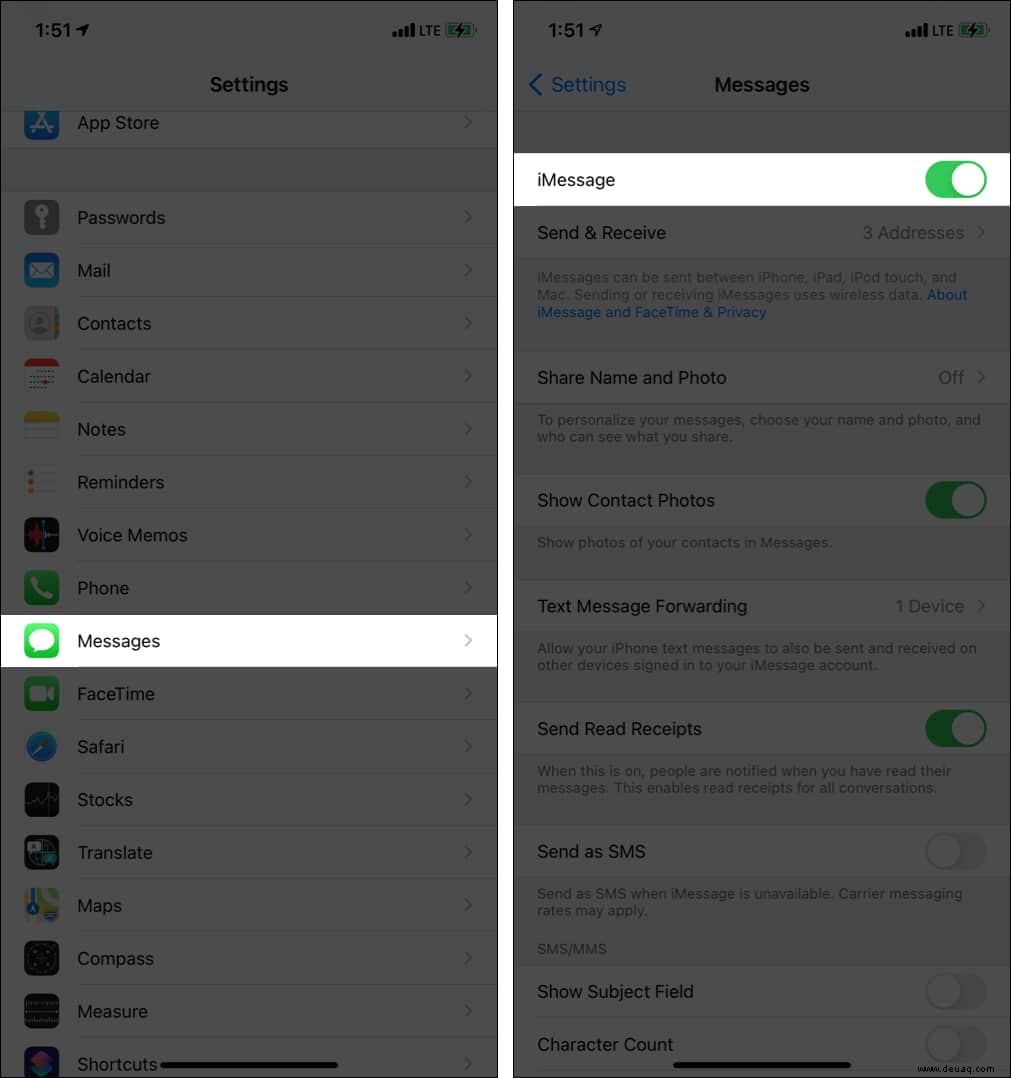 So beheben Sie den Fehler „iMessage muss aktiviert werden, um diese Nachricht zu senden“. 