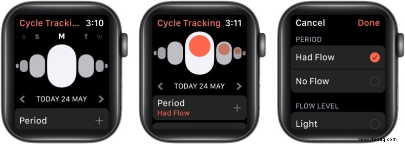 So verwenden Sie die Zyklusverfolgung auf dem iPhone und der Apple Watch 