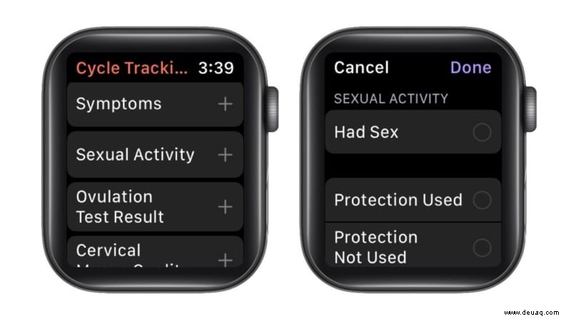 So verwenden Sie die Zyklusverfolgung auf dem iPhone und der Apple Watch 