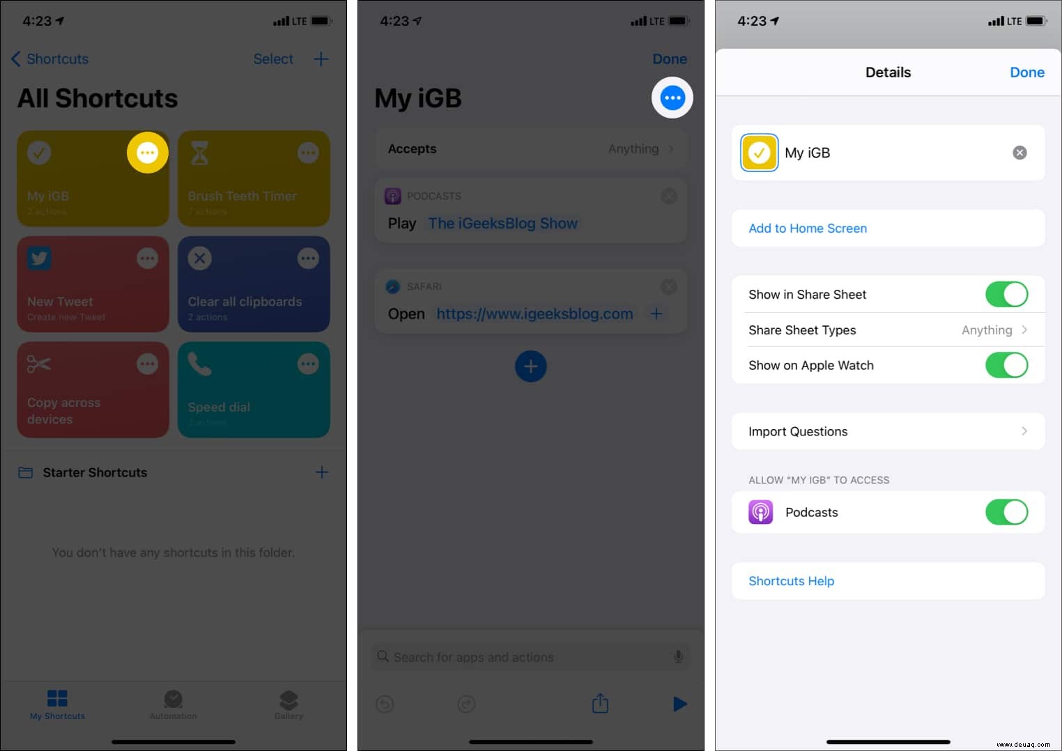 So verwenden Sie die Shortcuts-App auf iPhone und iPad wie ein PRO 