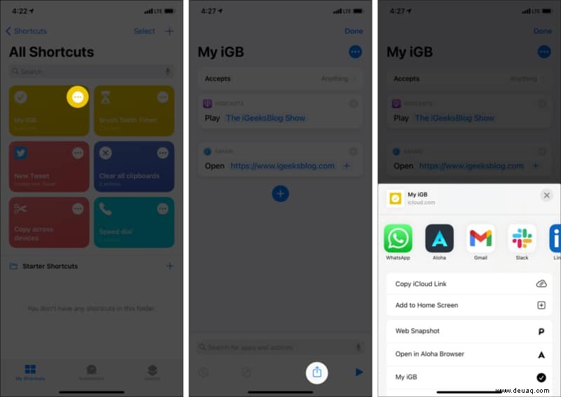 So verwenden Sie die Shortcuts-App auf iPhone und iPad wie ein PRO 