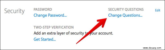 So ändern Sie die Apple ID-Sicherheitsfragen 