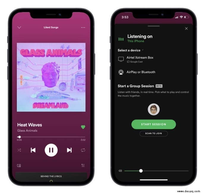 So verwenden Sie die Spotify-Gruppensitzung, um mit Ihrem Team zu streamen 
