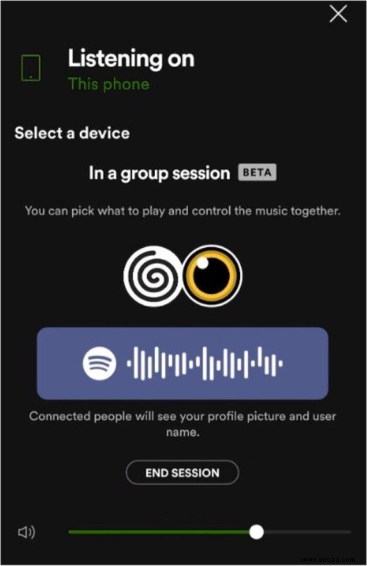 So verwenden Sie die Spotify-Gruppensitzung, um mit Ihrem Team zu streamen 