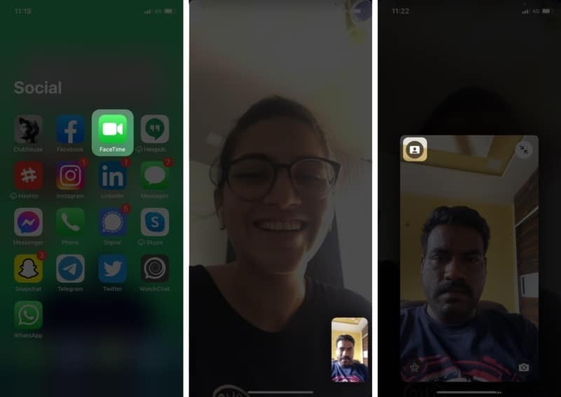 So verwischen Sie den Hintergrund in FaceTime-Videoanrufen in iOS 15 