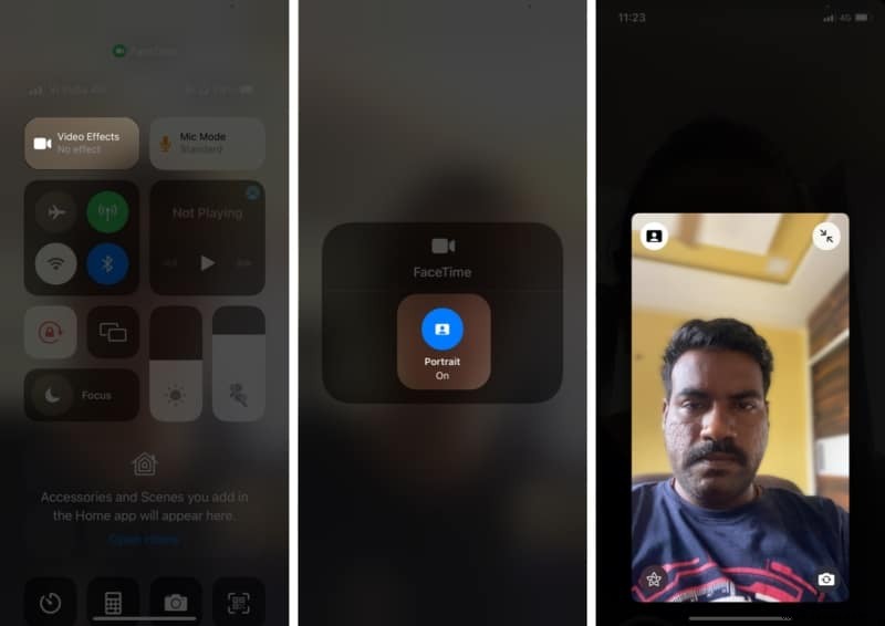 So verwischen Sie den Hintergrund in FaceTime-Videoanrufen in iOS 15 