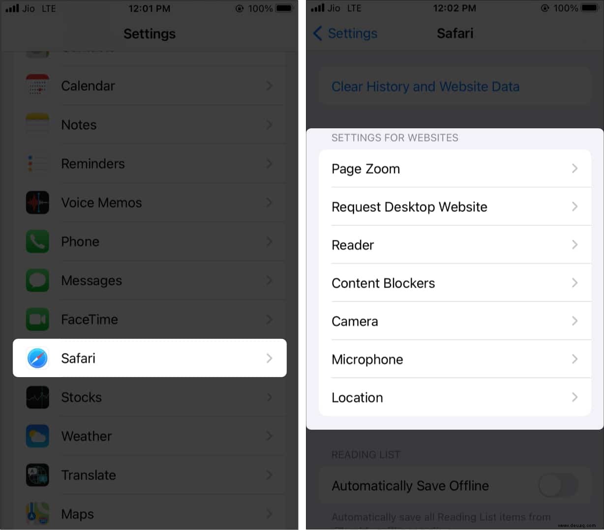 iOS 15:So verwalten Sie Website-Einstellungen in Safari auf dem iPhone oder iPad 