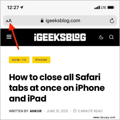 iOS 15:So verwalten Sie Website-Einstellungen in Safari auf dem iPhone oder iPad 