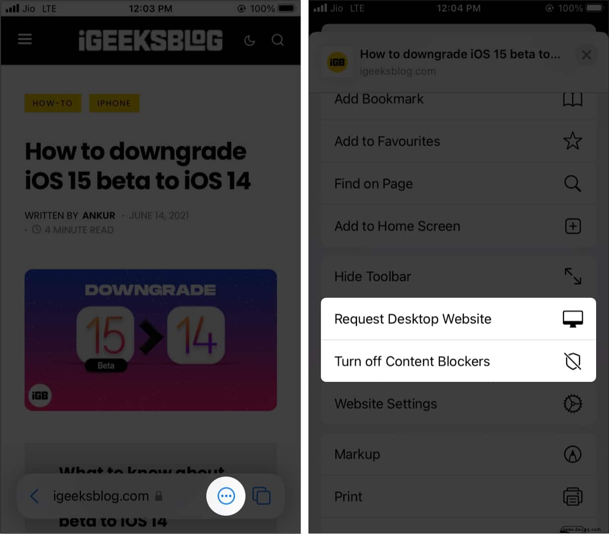 iOS 15:So verwalten Sie Website-Einstellungen in Safari auf dem iPhone oder iPad 