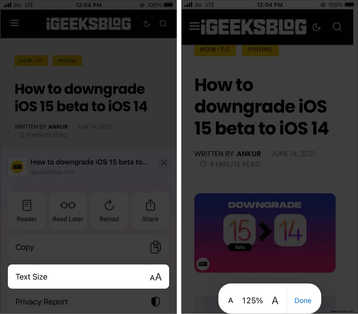 iOS 15:So verwalten Sie Website-Einstellungen in Safari auf dem iPhone oder iPad 