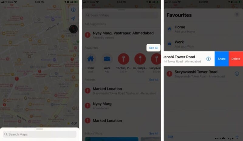 So legen Sie eine Stecknadel in Apple Maps auf dem iPhone oder iPad ab 